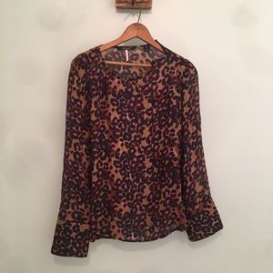SCOTCH & SODA - “Midnight Safari” Leopard Blouse
